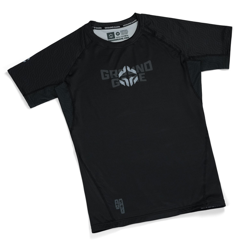 GroundGame Samurai Shadow RASHGUARD-BLACK